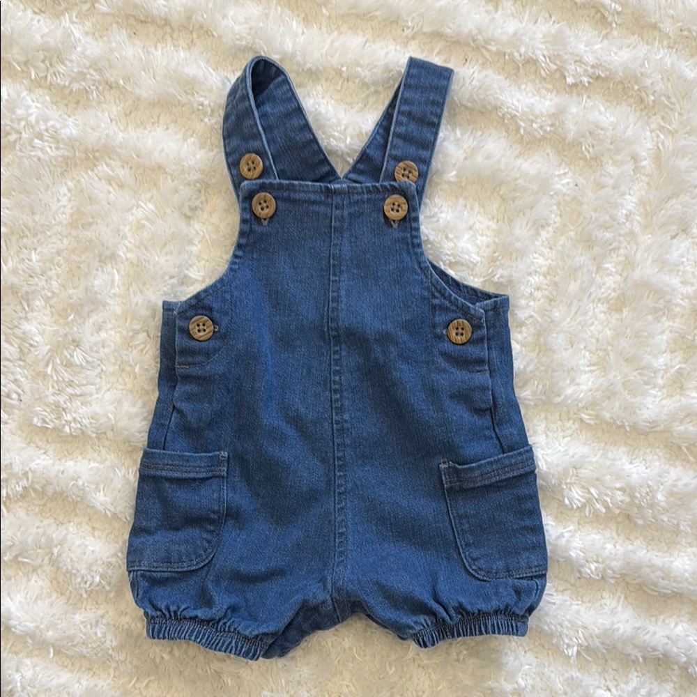 Carter's Blue Denim Overalls Classic Style